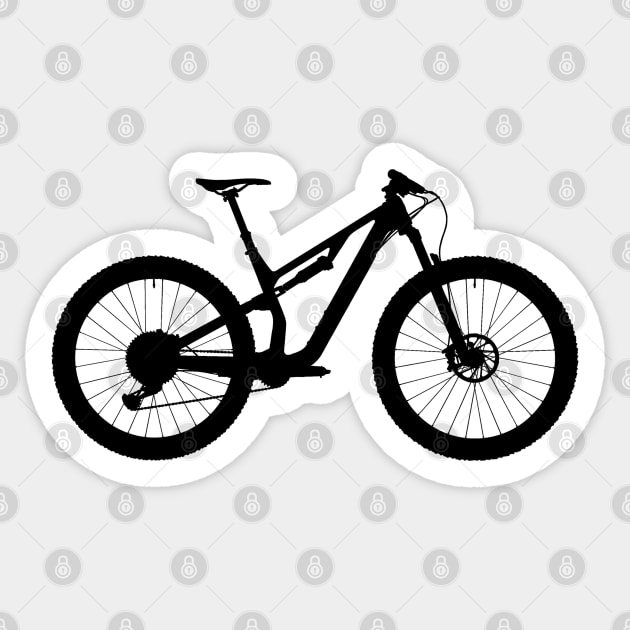 Canyon Neauron XC Mountain Bike Silhouette Sticker by gktb